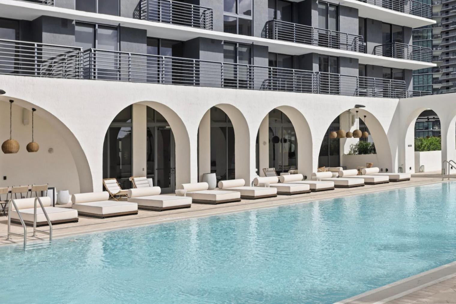 Apartment Blueground Edgewater Gym Pool Ac Balcony Mia-113 Miami